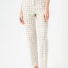 RAG & BONE Poppy High Waisted Pant In Ivory Check | Rag & Bone - T. Boutique | Bottoms