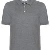 FRAME Shop Luxe Polo In Gris Heather | Frame - T. Boutique | Tops