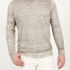 AVANT TOI Crewneck Pullover Sweater In Taupe | Tops