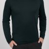 TRANSIT Long Sleeve T-Shirt In Teal | Tops