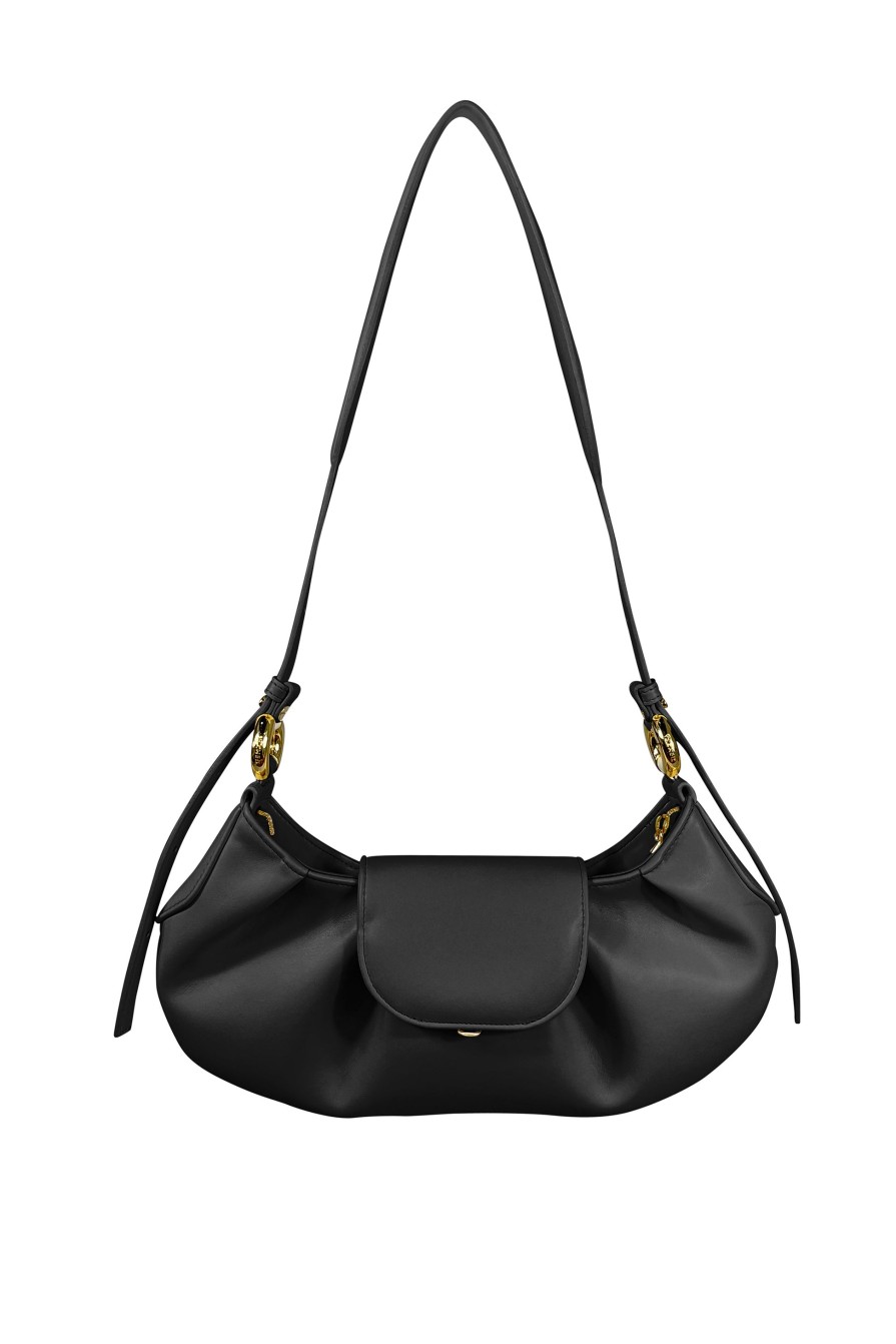 THEMOIRè Mimesi Vegan Shoulder Bag In Black | Bags