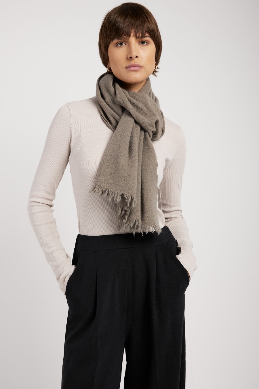 PRIVATE 0204 Cashmere Scarf In Drift | Scarves