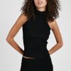 AERON Zero409 Sleeveless Top In Black | The Gift Shop