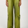 AVANT TOI Batik Camou Silk Trouser Pant In Lime | Bottoms