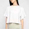 FORTE FORTE Buy Oversized Cropped T-Shirt In Bianco | Forte Forte - T. Boutique | Loungewear