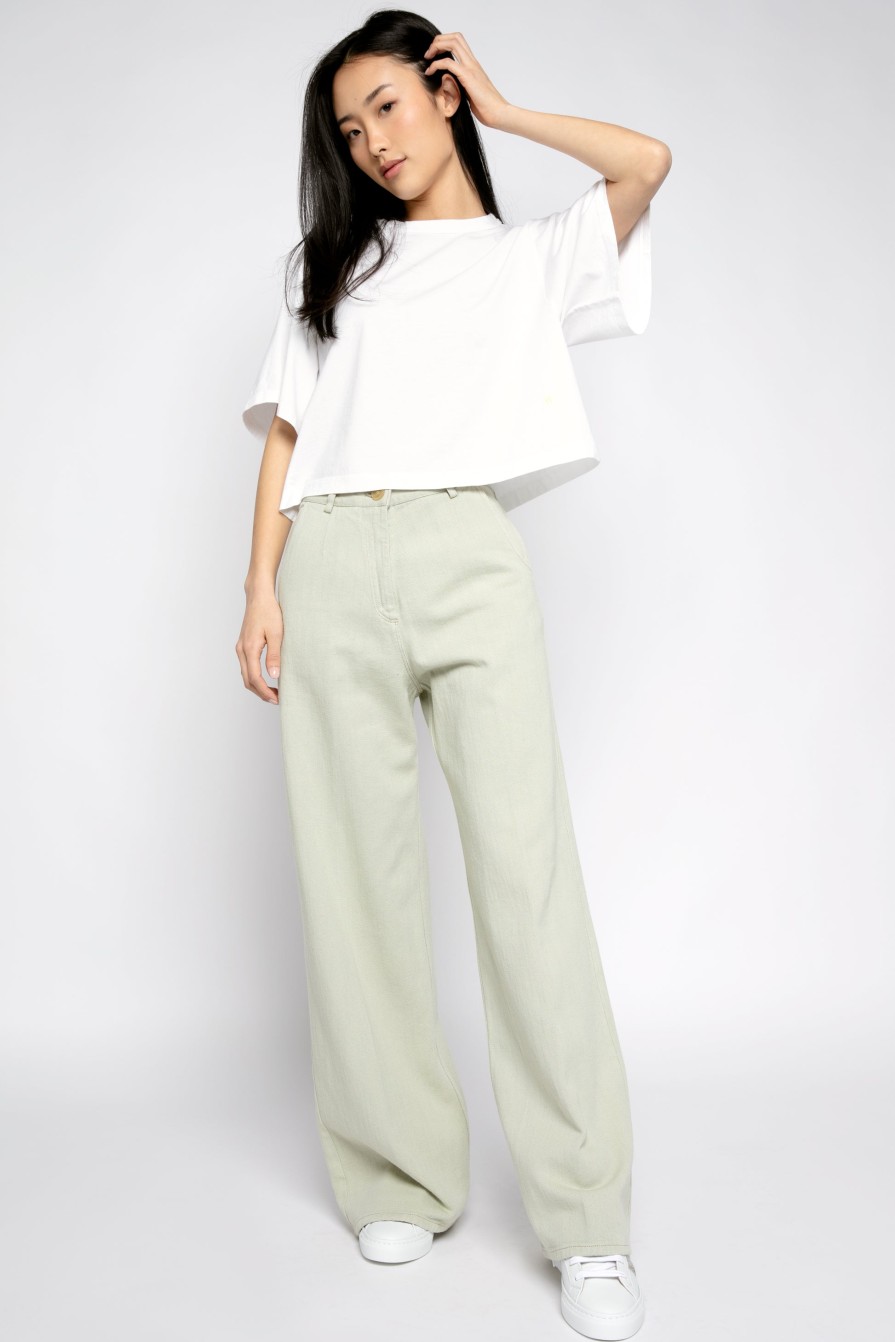 FORTE FORTE Buy Oversized Cropped T-Shirt In Bianco | Forte Forte - T. Boutique | Loungewear