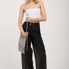 PESERICO Cotton Silk Organza Cargo Pant In Black | Bottoms