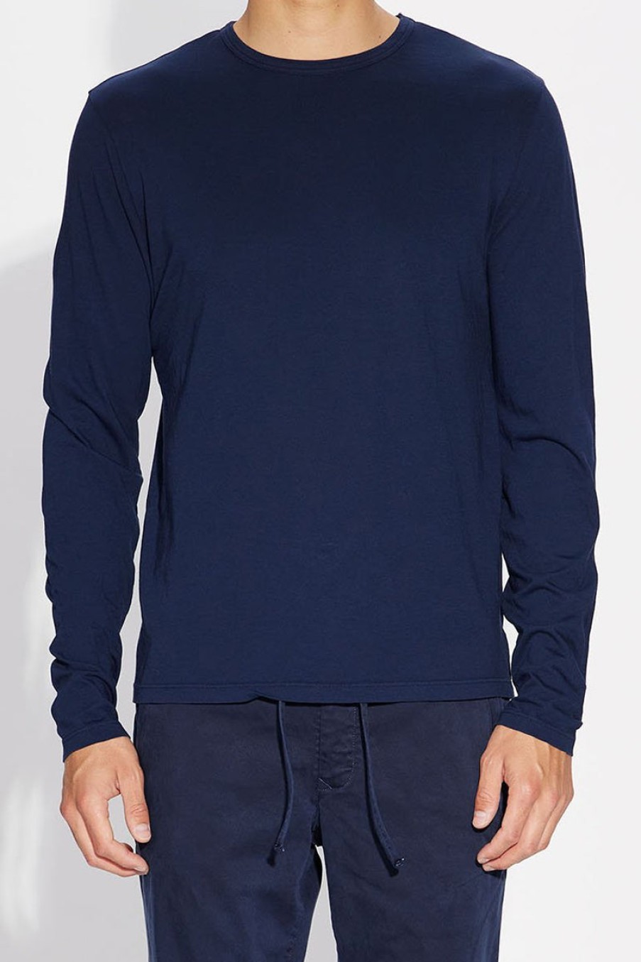 COTTON CITIZEN Classic Crewneck Tee In Super Navy | Cotton Citizen - T. Boutique | Tops