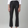 CITIZENS OF HUMANITY Demy Cropped Leather Pant In Black | Citizens Of Humanity - T. Boutique | Bottoms