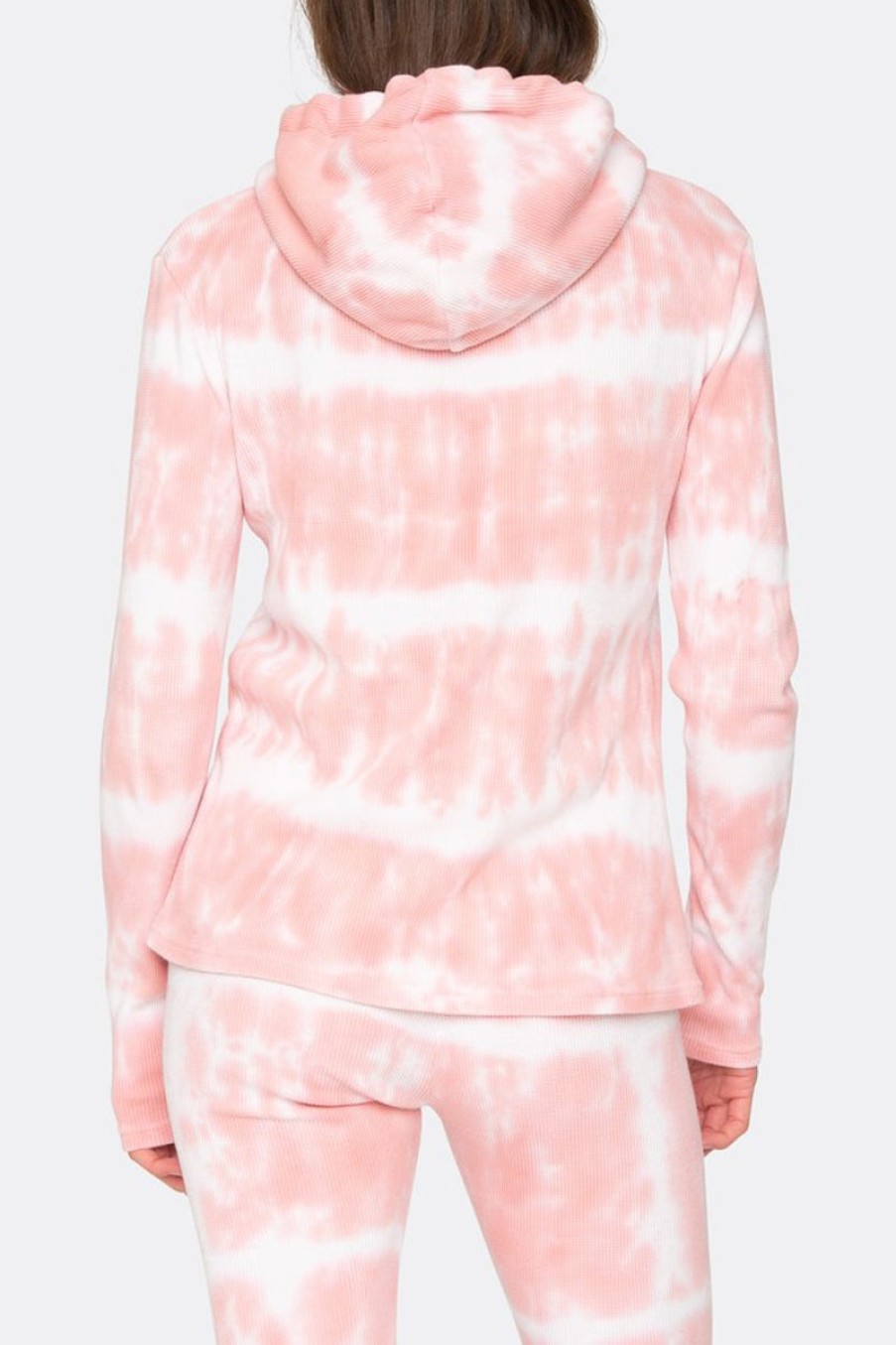 LA DETRESSE Buy The Tower Rose Hoodie In Pink | La Detresse - T. Boutique | Loungewear