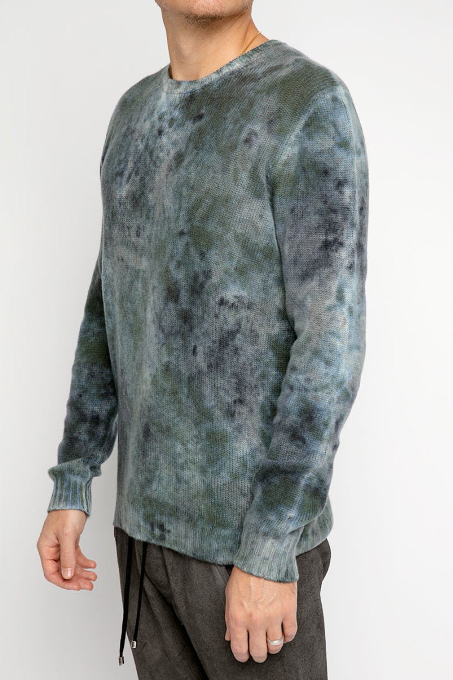 AVANT TOI Off Gauge Camouflage Pullover In Irish | Avant Toi - T. Boutique | Tops