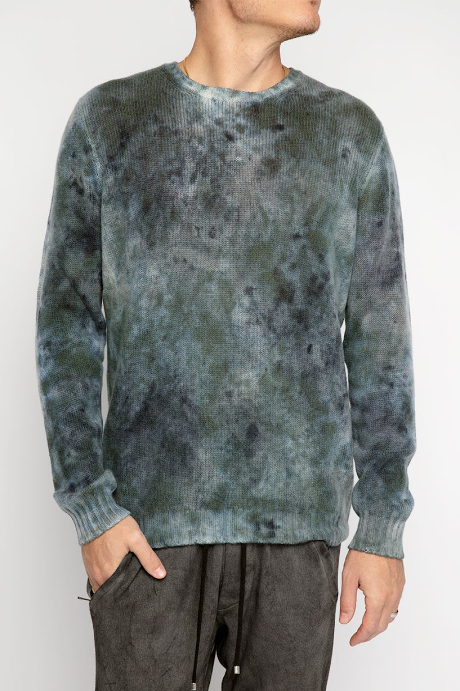 AVANT TOI Off Gauge Camouflage Pullover In Irish | Avant Toi - T. Boutique | Tops