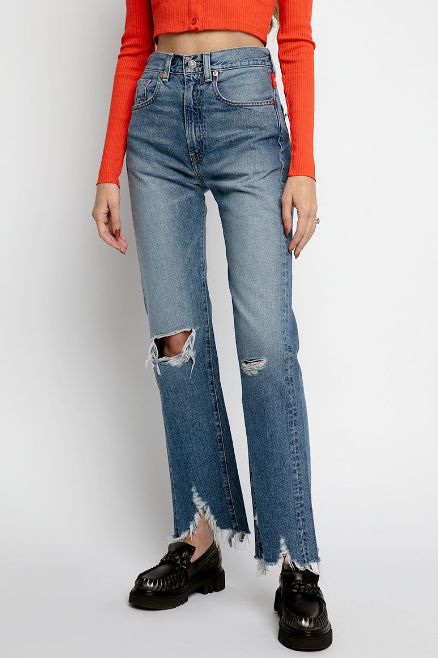 DENIMIST Buy Sophie Jeans In Wythe Indigo | Denimist - T. Boutique | Bottoms