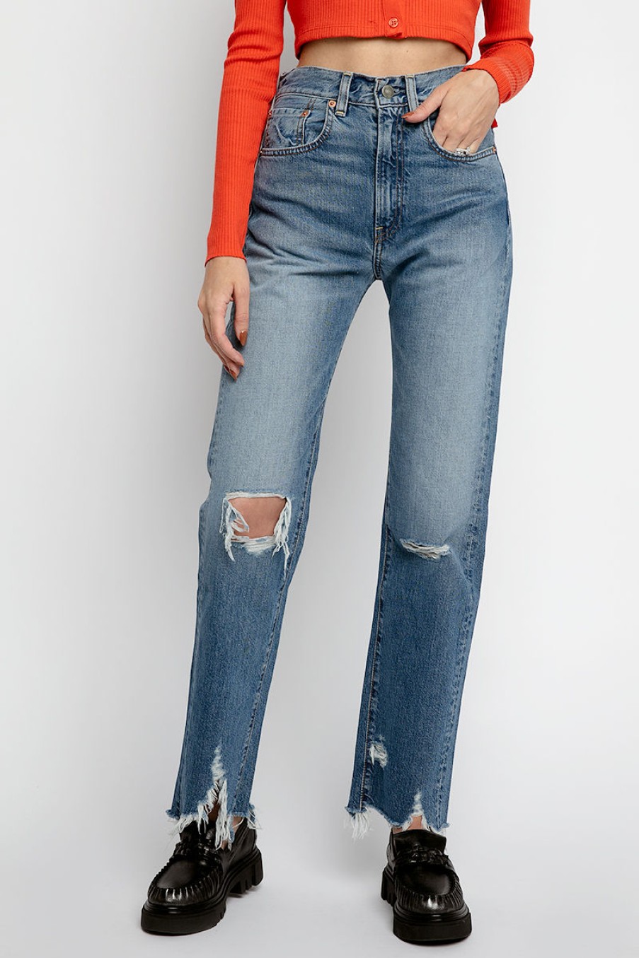 DENIMIST Buy Sophie Jeans In Wythe Indigo | Denimist - T. Boutique | Bottoms