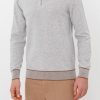 PESERICO Cashmere Silk Sweater In Grey Melange And Sepia | Tops