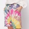 NSF Jen Slouchy Cut Off Sweat Short In Skittles Dye | Nsf - T. Boutique | Bottoms