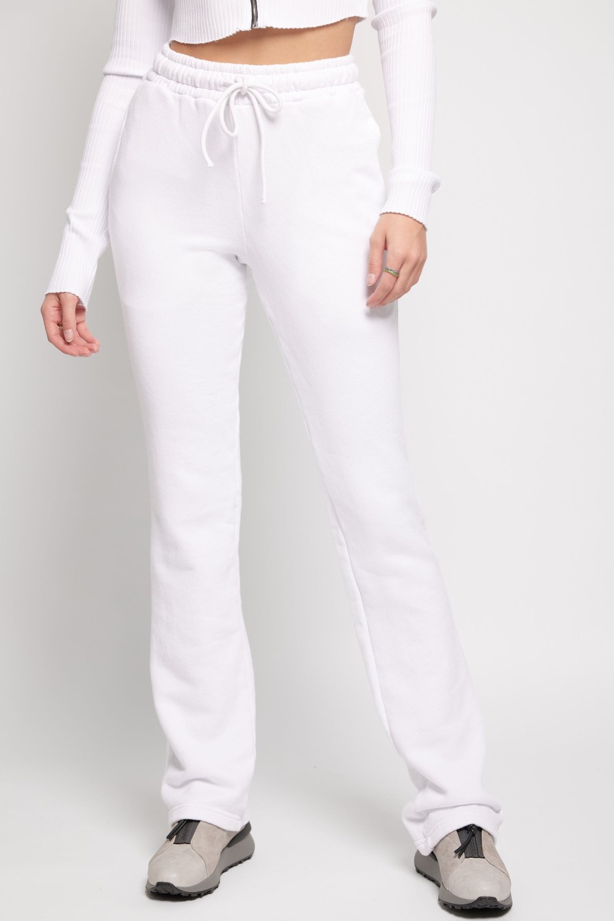 COTTON CITIZEN Brooklyn Trouser Pant In White | Bottoms