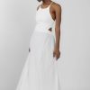 ANDREA YA'AQOV Long Open-Back Dress In White | Dresses & Skirts