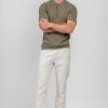 TRANSIT Tapered Leg Trouser Pant In Rope | Bottoms