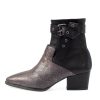 HENRY BEGUELIN Low Leather Boot Nodo In Nero | Henry Beguelin - T. Boutique | Boots