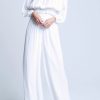 L'AGENCE Nikita Wide Leg Pant In White | L'Agence - T. Boutique | Bottoms