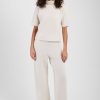 FABIANA FILIPPI Platinum And Mohair Pant In Dune | Bottoms