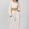 SABLYN Baxter Drawstring Wide Leg Pant In Gardenia | Bottoms