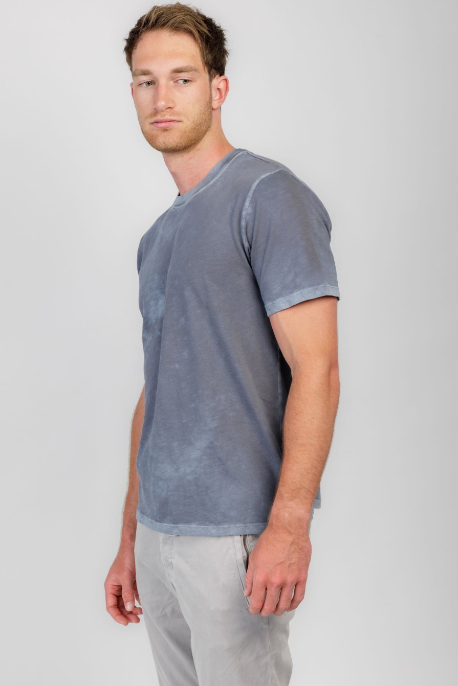 COTTON CITIZEN Presley T-Shirt In Natural Blue | Cotton Citizen - T. Boutique | Tops