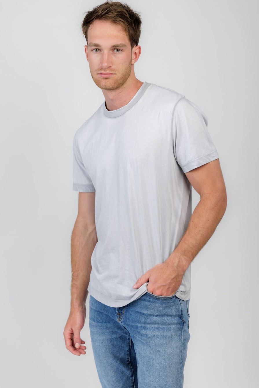 COTTON CITIZEN Prince T-Shirt In Silver Cast | Tops