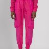 ANDREA YA'AQOV Cargo Jogging Pant In Fucsia | Bottoms