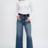 FRAME Le High N Tight Wide Leg Jean In Stearnlee | Bottoms