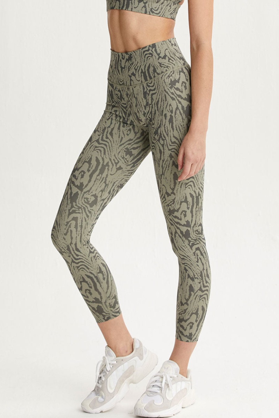 VARLEY Luna Legging In Distorted Grain | Varley - T. Boutique | Bottoms