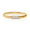 VELINA Crystal Pave Filo Tubogas Bracelet In 925 Silver Gold | Jewelry