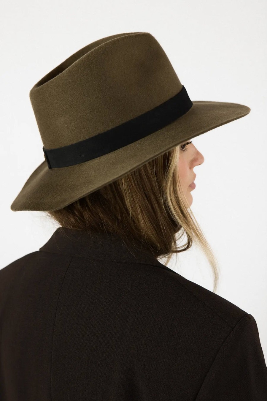 JANESSA LEONÉ Janessa Leone Luca Fedora Hat | Camel | T. Boutique | Hats