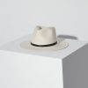 JANESSA LEONÉ Luca Fedora Hat In Creme | Hats