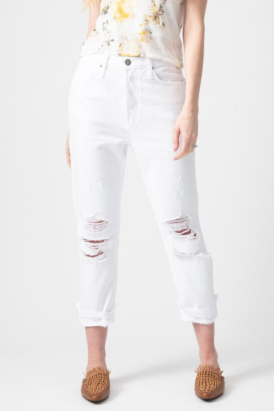 FRAME Le Pegged Jean In Blanc Voyage | Frame - T. Boutique | Bottoms