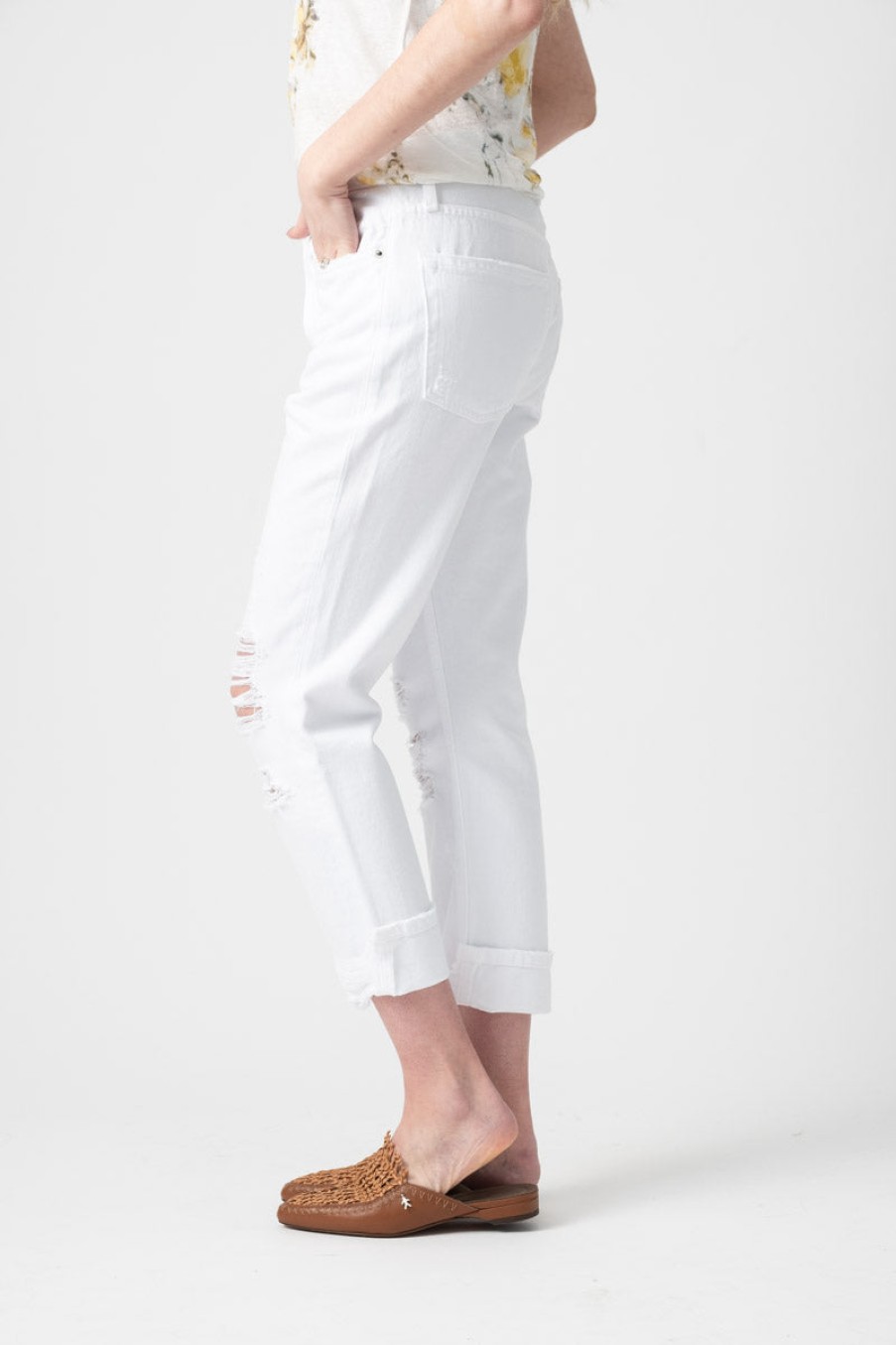 FRAME Le Pegged Jean In Blanc Voyage | Frame - T. Boutique | Bottoms