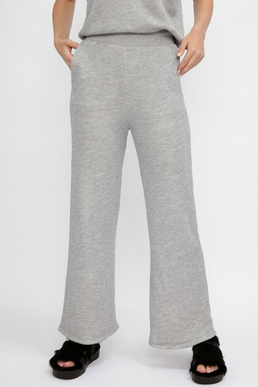 NSF Delilah A-Line Pant In Heather Grey | Bottoms