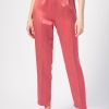 FORTE FORTE Envers Satin Crepe Elasticated Pants In Hibiscus | Forte Forte - T. Boutique | Bottoms