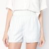 RTA Buy Edwinna Pajama Short In White Striped | Rta - T. Boutique | Bottoms