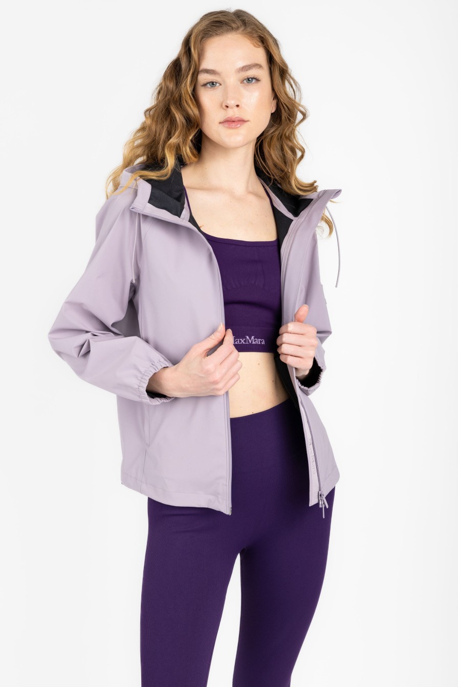 MAX MARA LEISURE Belgica Raincoat Jacket In Lilac | Jackets & Coats