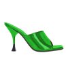 3JUIN Asia Vegas Heels In Emerald | Heels