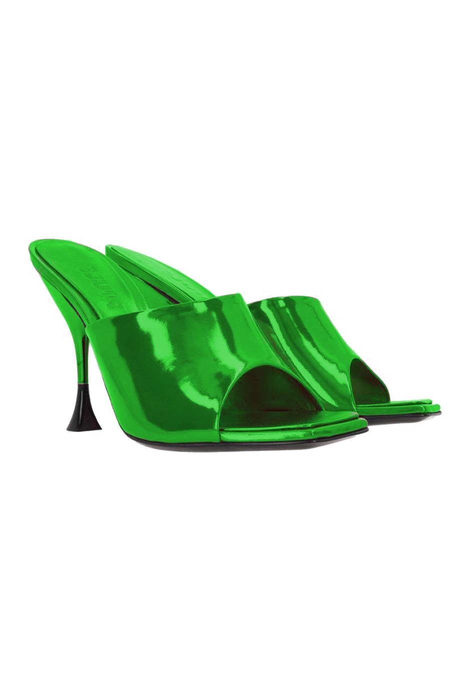 3JUIN Asia Vegas Heels In Emerald | Heels