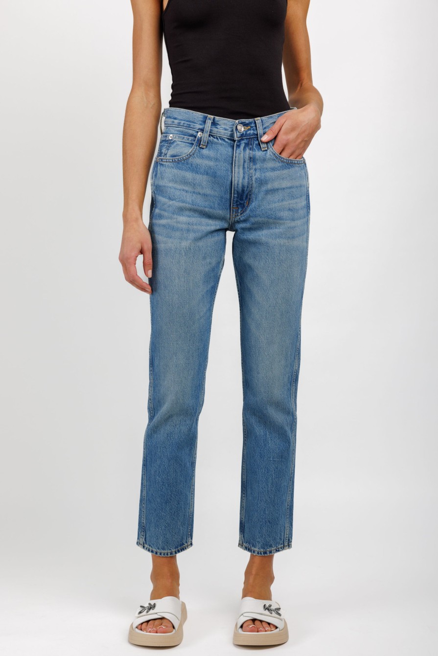 SLVRLAKE Buy Virginia Slim Jeans In Pay No Mind | Slvrlake - T. Boutique | Bottoms