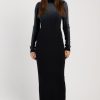 COTTON CITIZEN Verona Turtleneck Maxi Dress In Black Cast | Dresses & Skirts