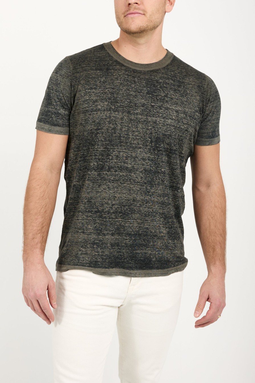 AVANT TOI Shop Knit T-Shirt In Taupe | Avant Toi - T. Boutique | Tops