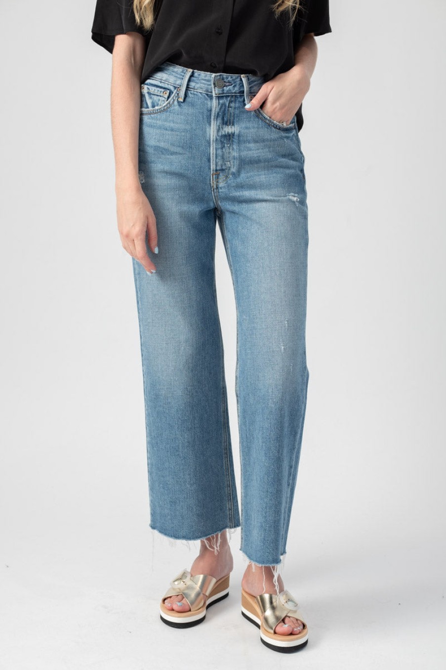 GRLFRND Bobbi Jeans In Gonna Fly Now | Grlfrnd - T. Boutique | Bottoms