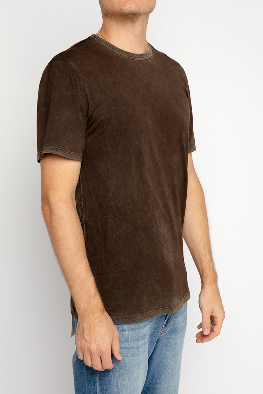 COTTON CITIZEN Buy Crewneck Tee In Vintage Espresso | Cotton Citizen - T. Boutique | Tops