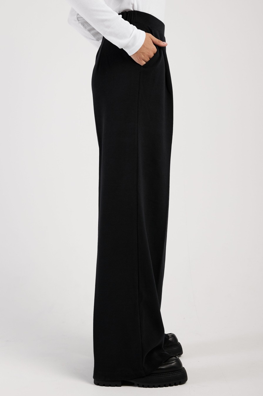 MAX MARA LEISURE Canter Jersey Pant In Black | Bottoms