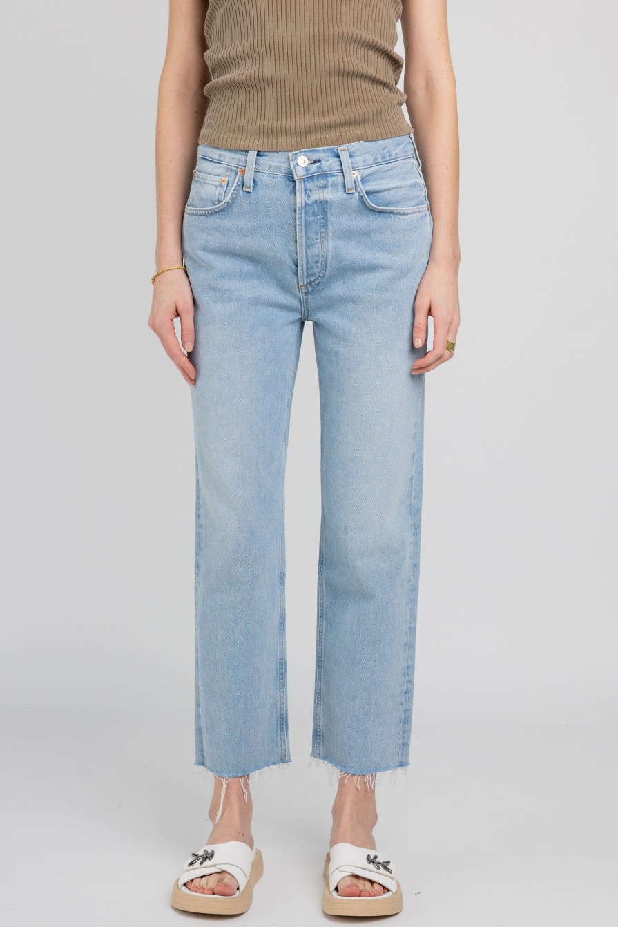 CITIZENS OF HUMANITY Florence Wide Leg Straight Jean In Scout | Bottoms